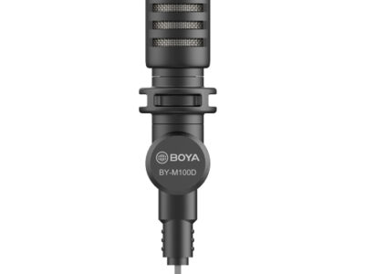 Компактный микрофон с поворотной головой и разъемом Lightning BOYA BY-M100D