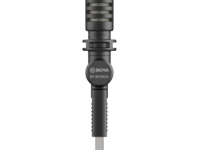 Компактный микрофон с поворотной головой и разъемом USB BOYA BY-M100UA